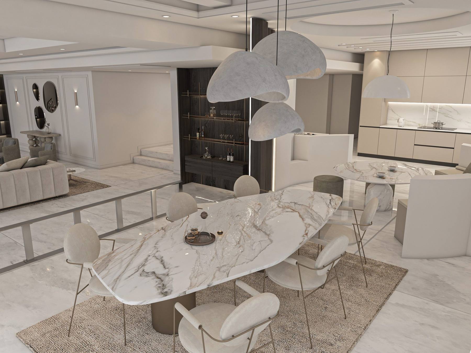 Dining Room — wide open-plan view