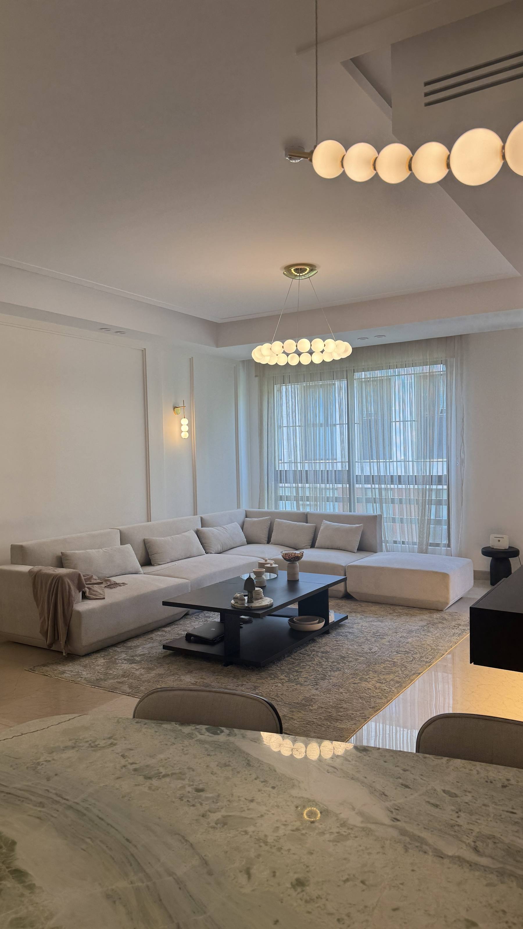 Living room — from dining area