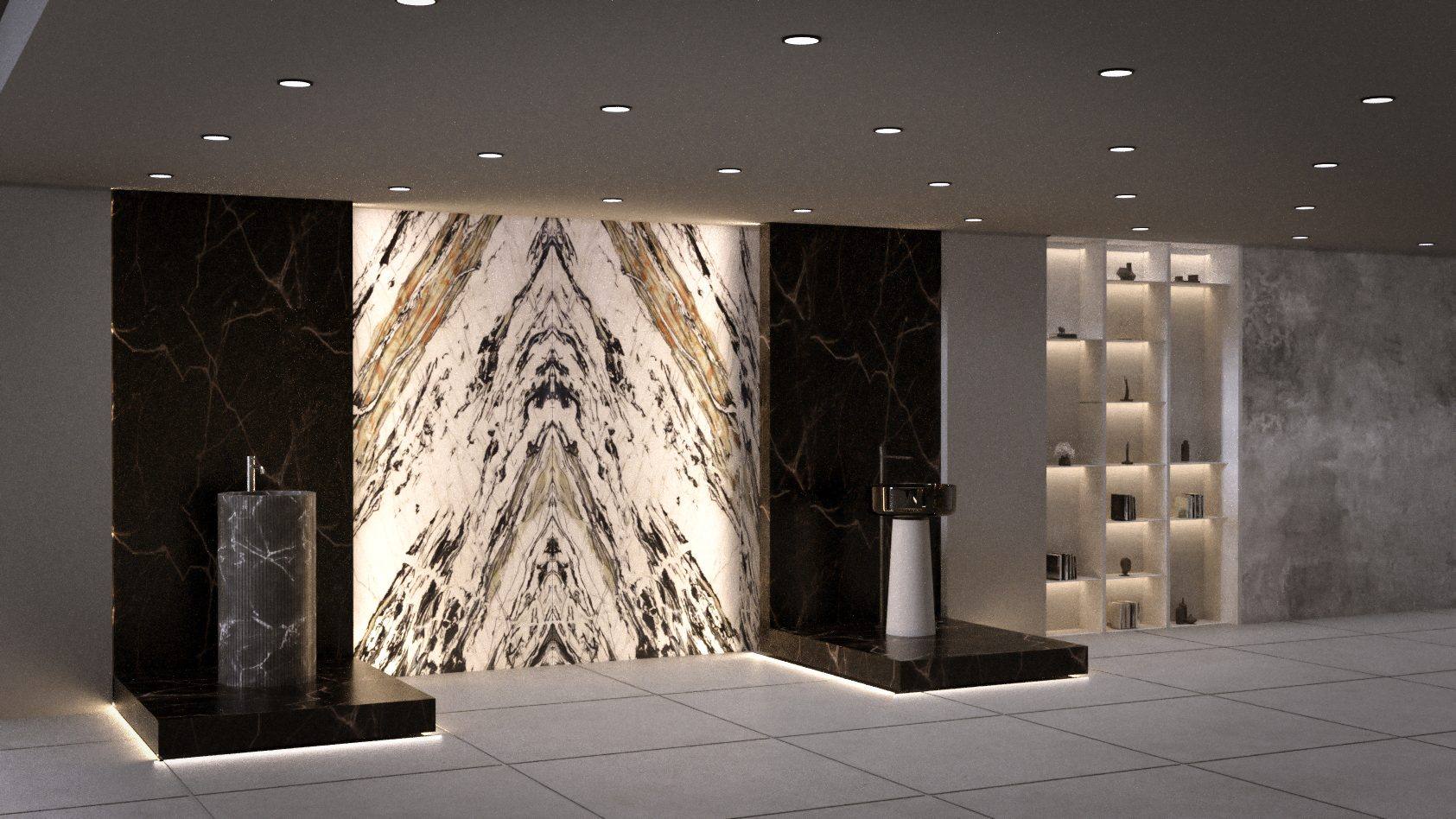 Showroom — slab display