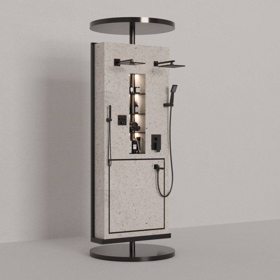 Zimmer stand — side view