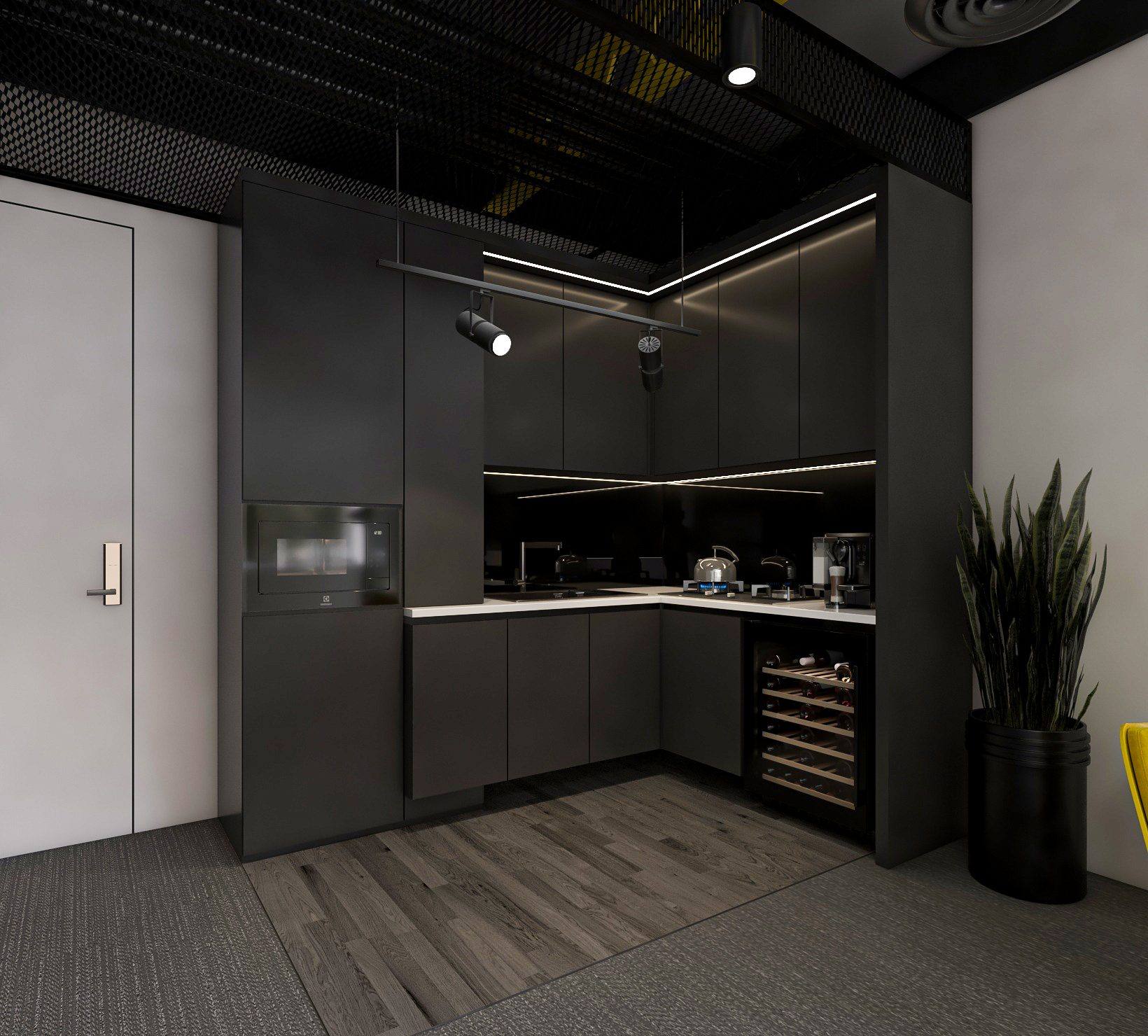Eshtehard Factory Private Office — workstation area